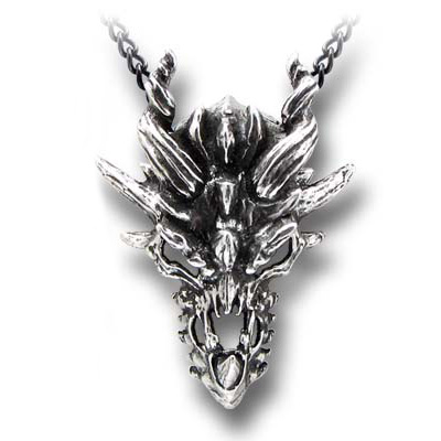 Dragon Skull necklace - Alchemy Gothi Dragon Skull necklace - Alchemy Gothi
